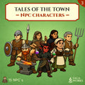Tales of the Town: NPC Characters - Free Printable 2D Miniatures for RPG & Tabletop (PDF)